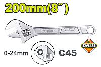 რეგულირებადი ქანჩის გასაღები 200მმ