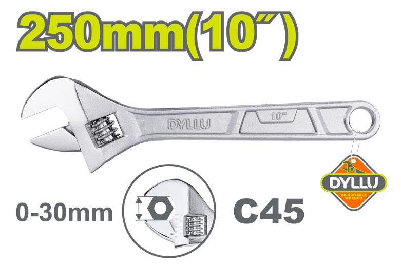 რეგულირებადი ქანჩის გასაღები 250მმ - Image 1