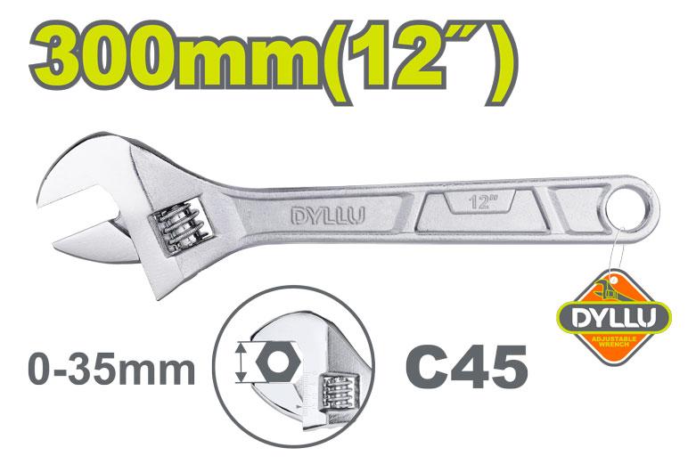 რეგულირებადი ქანჩის გასაღები 300მმ - Image 1