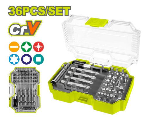 36 ცალი ხრახნიანი თავაკების ნაკრები - Image 2