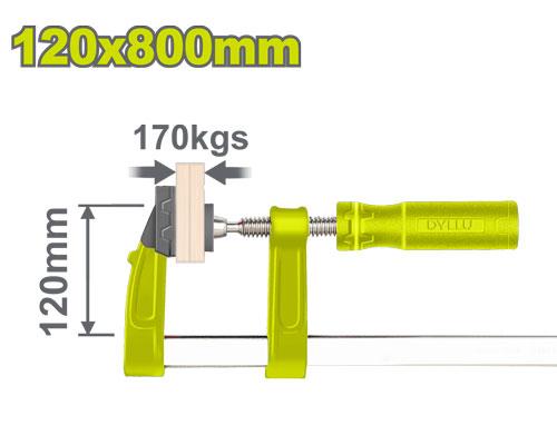 მომჭერი მეტალის120x800მმ, 170კგ - Image 1