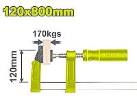 მომჭერი მეტალის120x800მმ, 170კგ