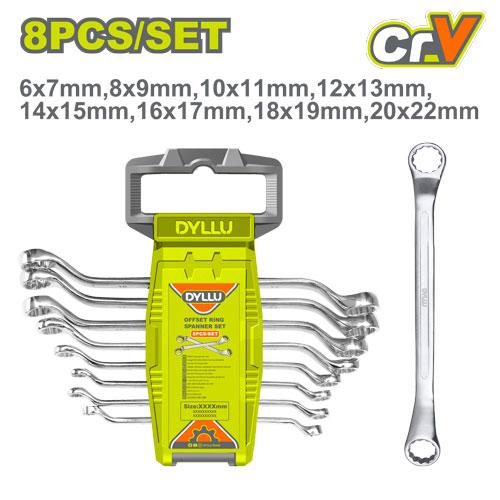 ორმხრივი  ქანჩის გას. ნაკრები, 8ნაჭ - Image 2