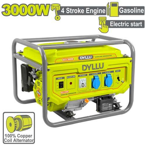 გენერატორი ბენზინზე 3000 W ელექტრო სტარტით - Image 2