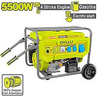 გენერატორი ბენზინზე 5500 W ელექტრო სტარტით - Thumbnail 2