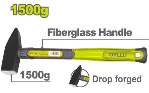 ჩაქუჩი 1500გრ, ბოჭკოვანი ტარით - Image 1