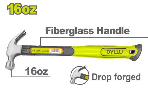 ჩაქუჩი ლურსმნის ამოსაღებით 450გრ - Image 1