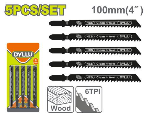 ბეწვახერხის პირები ხის 74მმ, 5ც - Image 1