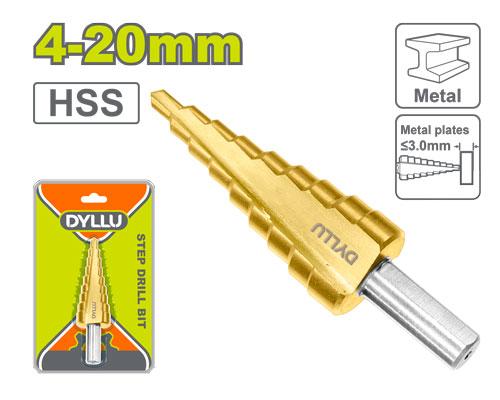 საფეხურიანი საბურღი 4-20მმ - Image 1
