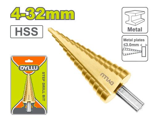 საფეხურიანი საბურღი 4-32მმ - Image 1