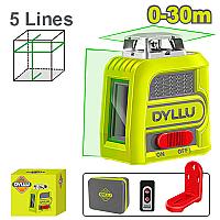 ლაზერი თვითსწორებადი 5 ხაზიანი  360გრადუსი  (მწვანე ლაზერის სხივები)
