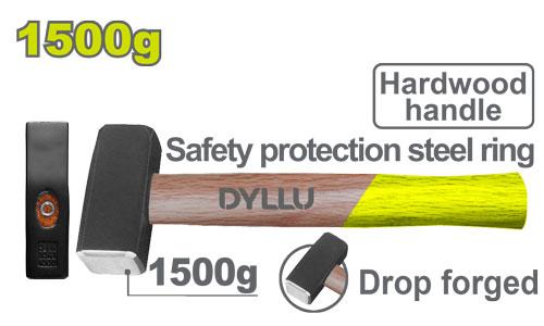 ჩაქუჩი ხის ტარით 1500გრ - Image 1