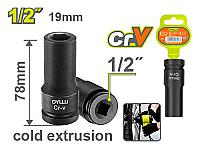 1/2" დარტყმითი თავაკი 19მმ