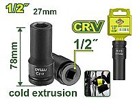 1/2" დარტყმითი თავაკი 27მმ