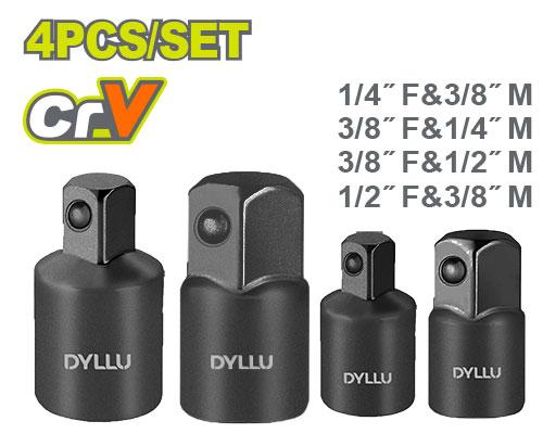 4 ცალიანი დარტყმითი თავაკების ადაპტერის ნაკრები - Image 1