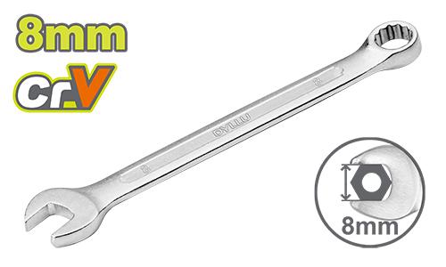 კომბინირებული ქანჩის გასაღები 8 მმ - Image 1