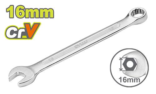 კომბინირებული ქანჩის გასაღები 16 მმ - Image 1