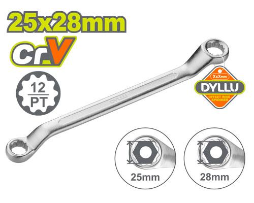 ორმხრივი ქანჩის გასაღები 25*28მმ - Image 1