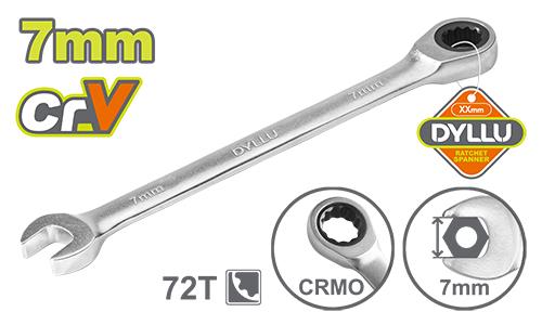 ხრუტუნა ქანჩის გასაღები  7მმ - Image 1