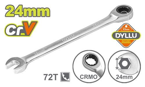 ხრუტუნა ქანჩის გასაღები  24მმ - Image 1