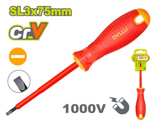 ელექტრიკოსის სახრახნისი 1000ვ, SL3x75მმ - Image 1