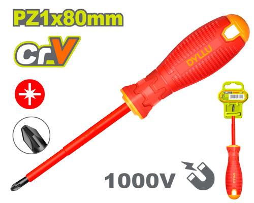 ელექტრიკოსის სახრახნისი 1000ვ, PZ1x80მმ - Image 1