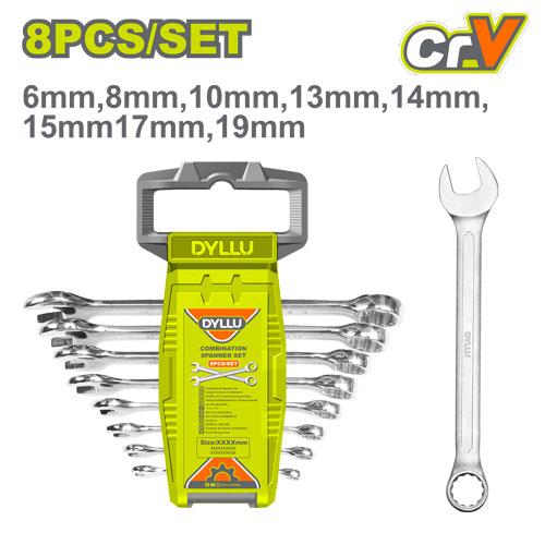 კომბინირებული ქანჩის გას. ნაკრ, 8ნაჭრ - Image 2