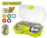 სახრახნისი საცვლელი თავებით, 28 ნაჭრ - Thumbnail 2