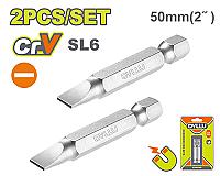 სახრახნისის საცვლელი თავის ნაკრები SL6 CRV