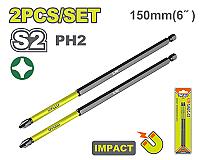 სახრახნისის საცვლელი თავაკი PH2 150მმ