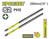 დარტყმითი ხრახნიანი PH2 250მმ