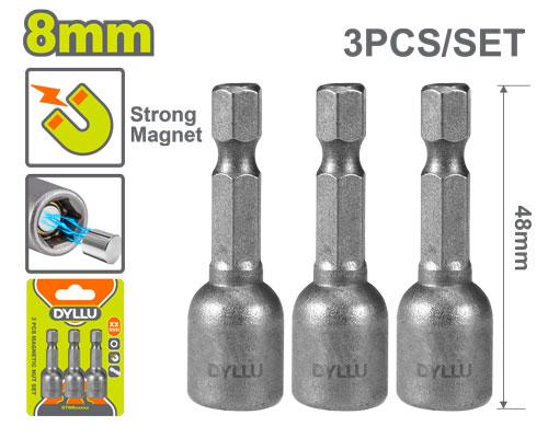 3 ცალი მაგნიტური ხრახნის ნაკრები 8მმ - Image 1
