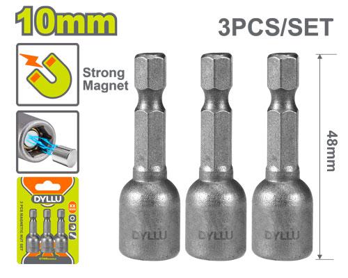 3 ცალი მაგნიტური ხრახნის ნაკრები 10მმ - Image 1
