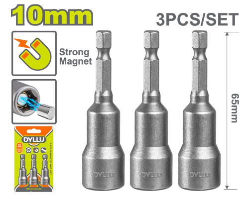 3 ცალი მაგნიტური ხრახნის ნაკრები 10მმ  გრძელი - Image 1