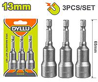 3 ცალი მაგნიტური ხრახნის ნაკრები 13მმ  გრძელი