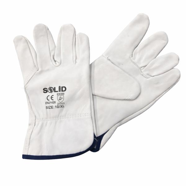 შემდუღებლის ხელთათმანი ტყავის - Image 1