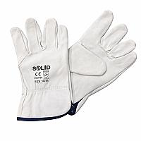 შემდუღებლის ხელთათმანი ტყავის