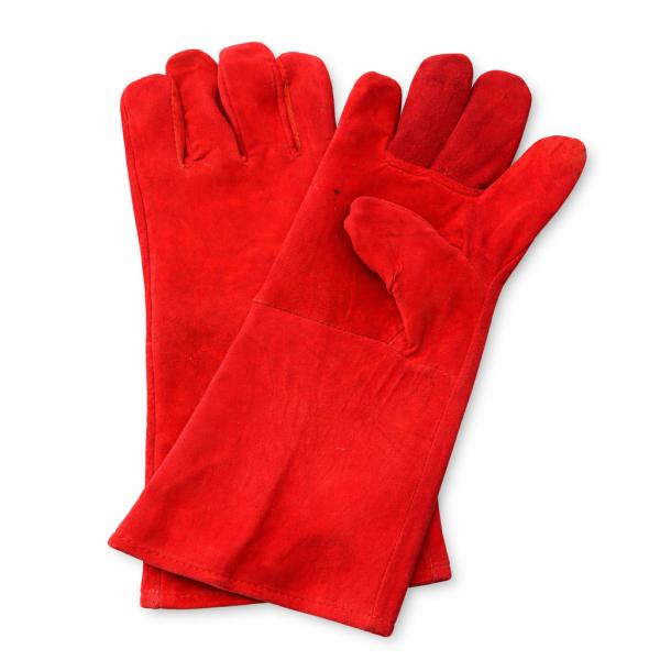 შემდუღებლის ხელთათმანი წითელი - Image 1