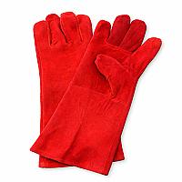 შემდუღებლის ხელთათმანი წითელი