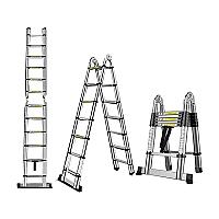 ორმხრივი ტელესკოპური კიბე 4მ (2x4)