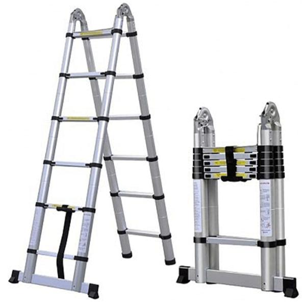 ორმხრივი ტელესკოპური კიბე 4მ (2x4) - Image 5