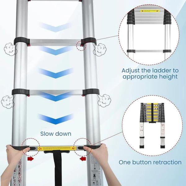 ტელესკოპური კიბე 3.8 მტ - Image 2