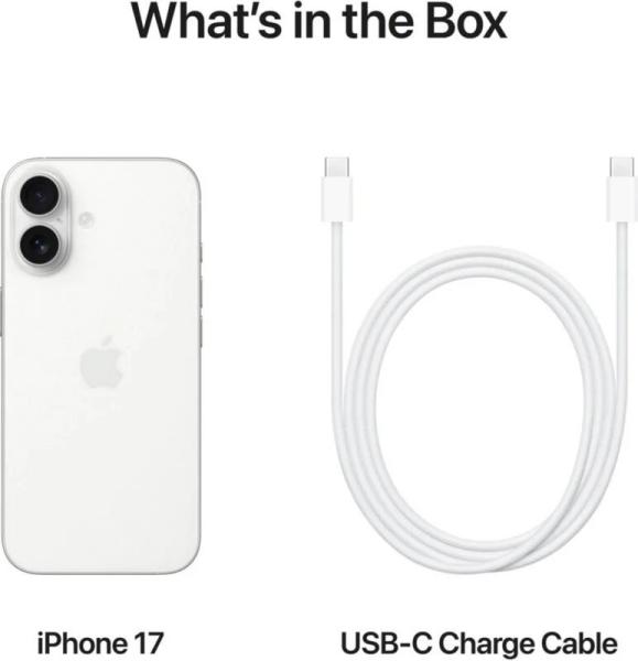 Apple iPhone 17 E-sim (8GB/256GB) White  - Image 3