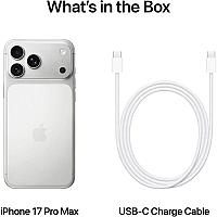 Apple iPhone 17 Pro Max Single Sim (12GB/256GB Silver - Thumbnail 2