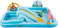 2.44m x 1.98m x 71m Inflatable Pool with Slide INTEX 57161 - Thumbnail 2