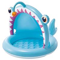 127cmx102cmx86cm Inflatable Pool with Slide INTEX 58419