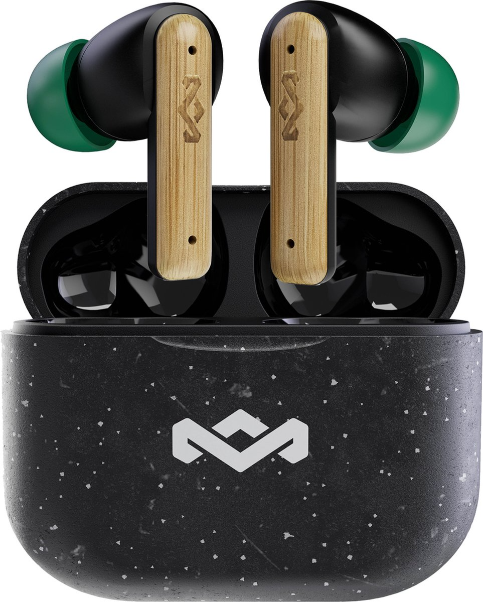 House of Marley Little Bird TWS Exec Earbuds - Black (EM-JE123-SB)