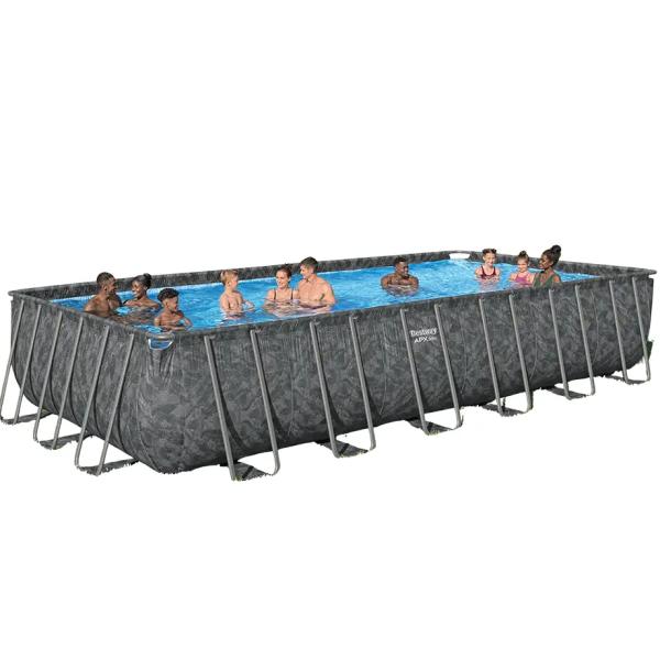 Rectangular Framed Pool 9.56m x 4.88m x 1.32m Bestway 561KJ - Image 2