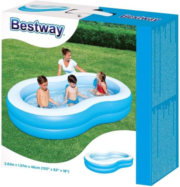 გასაბერი აუზი 262x157x46სმ Bestway 54117 - Image 2