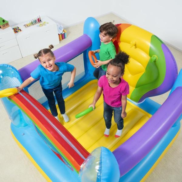 Inflatable trampoline 175.3 x 137.2 x 172.7 cm Besrway 52269 - Image 2